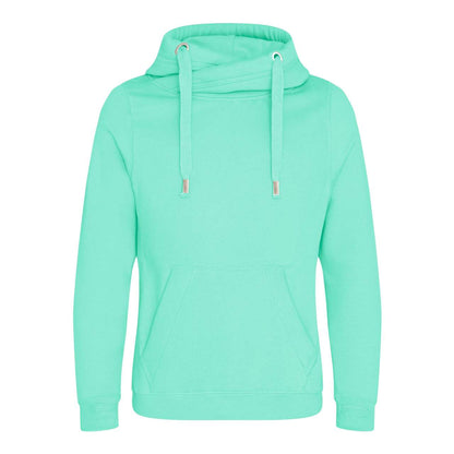 CROSS NECK HOODIE - Peppermint - Main