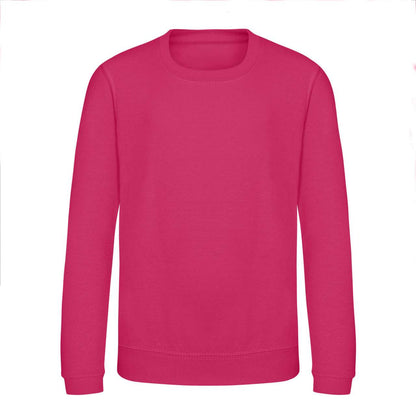 KIDS AWDIS SWEAT - Hot Pink - Main