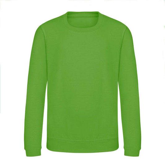 KIDS AWDIS SWEAT - Lime Green - Main