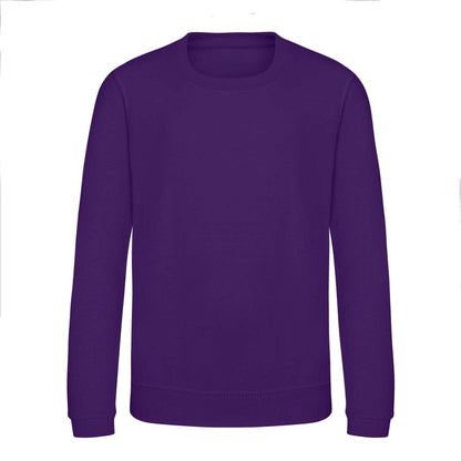 KIDS AWDIS SWEAT - Purple - Main