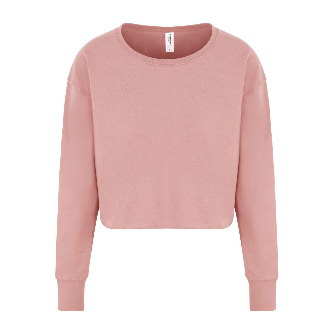 WOMEN'S CROPPED SWEAT - Arctic White - Model