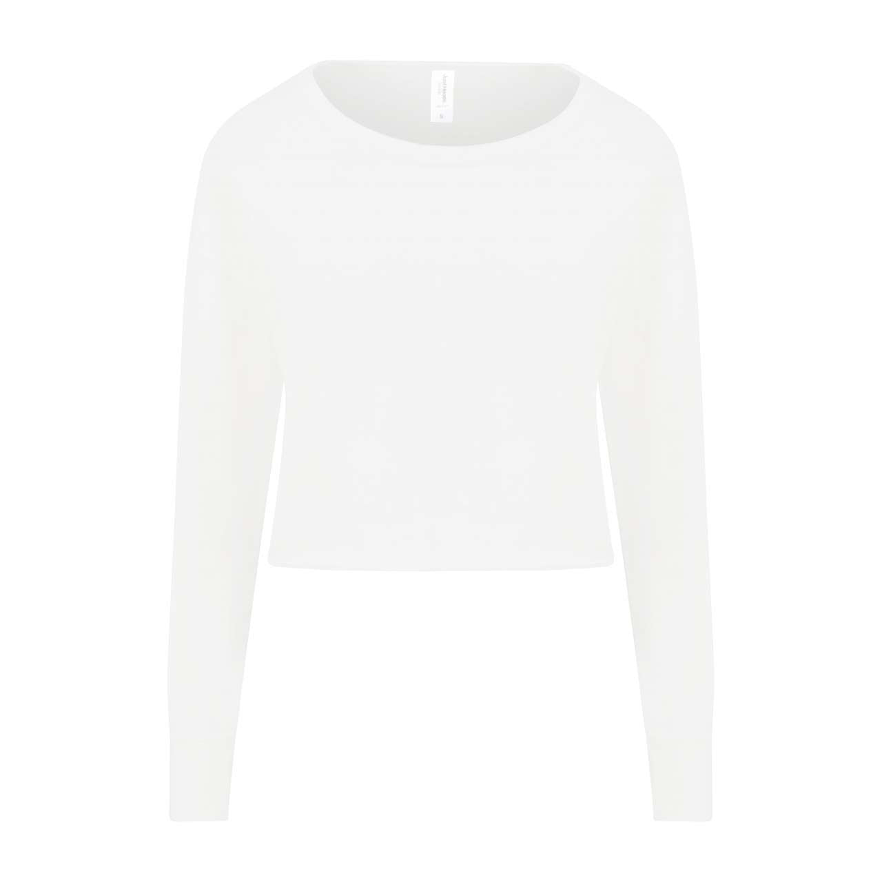 WOMEN'S CROPPED SWEAT - Arctic White - Main