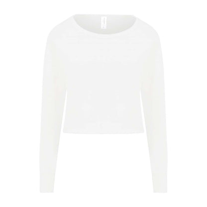 WOMEN'S CROPPED SWEAT - Arctic White - Main