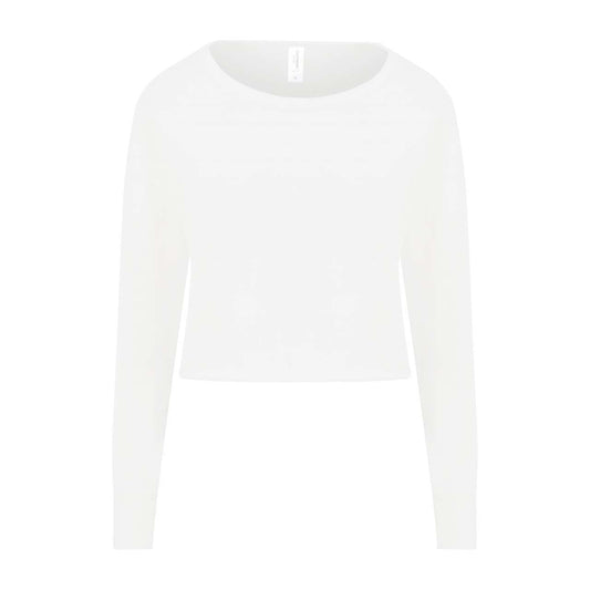 WOMEN'S CROPPED SWEAT - Arctic White - Main