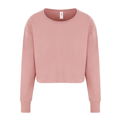 WOMEN'S CROPPED SWEAT - Dusty Pink - Main