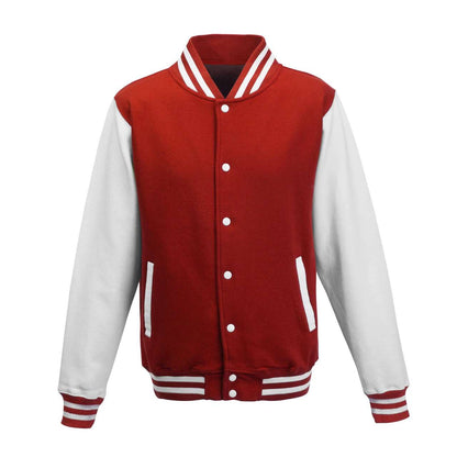 VARSITY JACKET - Fire Red/Arctic White - Main