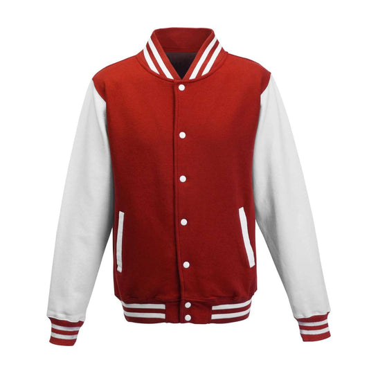 VARSITY JACKET - Fire Red/Arctic White - Main