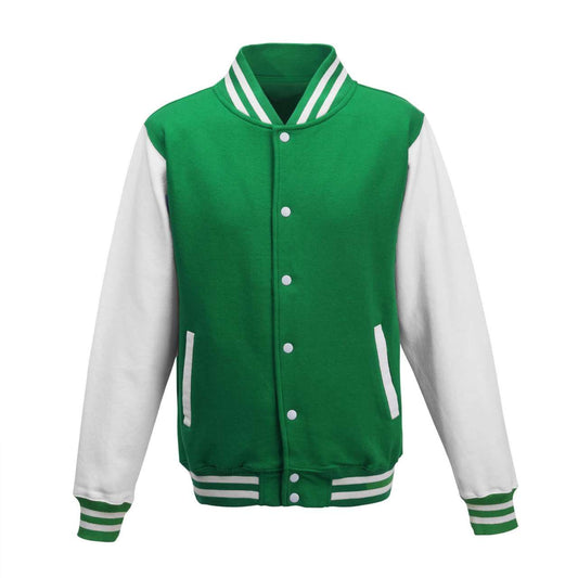 VARSITY JACKET - Kelly Green/Arctic White - Main