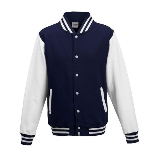 VARSITY JACKET - Oxford Navy/White - Main