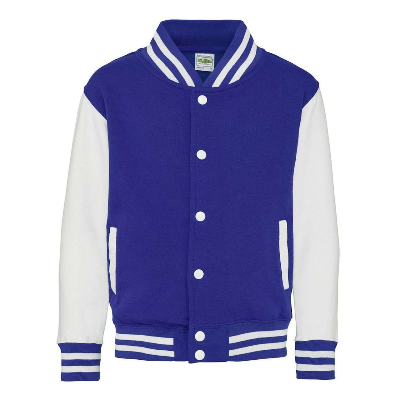 KIDS VARSITY JACKET - Royal Blue/Arctic White - Main
