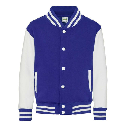 KIDS VARSITY JACKET - Royal Blue/Arctic White - Main