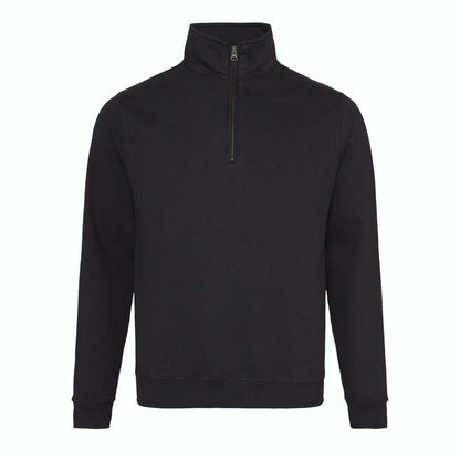 SOPHOMORE 1/4 ZIP SWEAT - Jet Black - Main