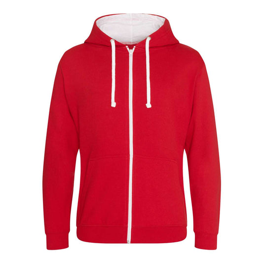 VARSITY ZOODIE - Fire Red/Arctic White - Main