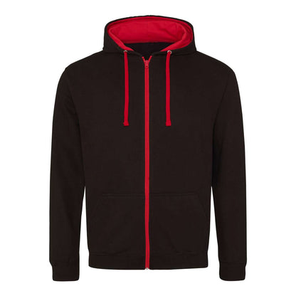 VARSITY ZOODIE - Jet Black/Fire Red - Main