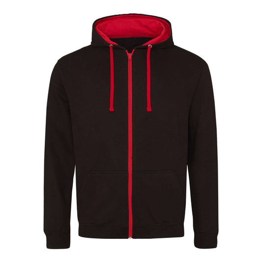VARSITY ZOODIE - Jet Black/Fire Red - Main