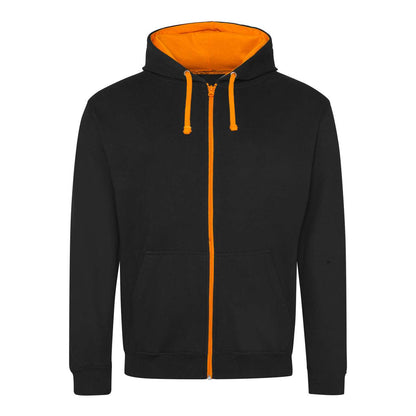 VARSITY ZOODIE - Jet Black/Orange Crush - Main