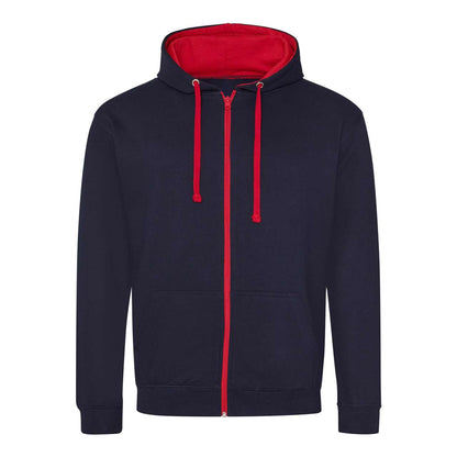 VARSITY ZOODIE - New French Navy/Fire Red - Main