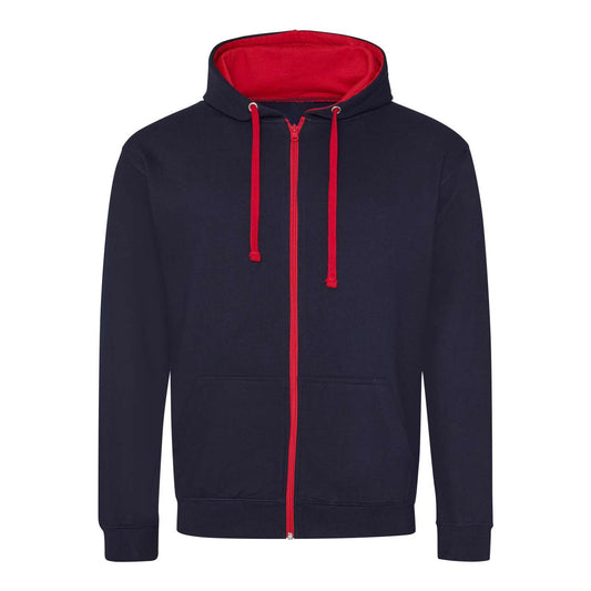VARSITY ZOODIE - New French Navy/Fire Red - Main