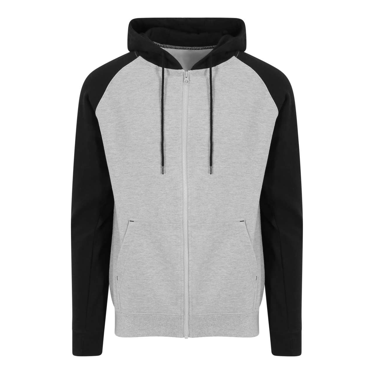 BASEBALL ZOODIE - Heather Grey/Jet Black - Main