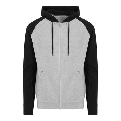 BASEBALL ZOODIE - Heather Grey/Jet Black - Main