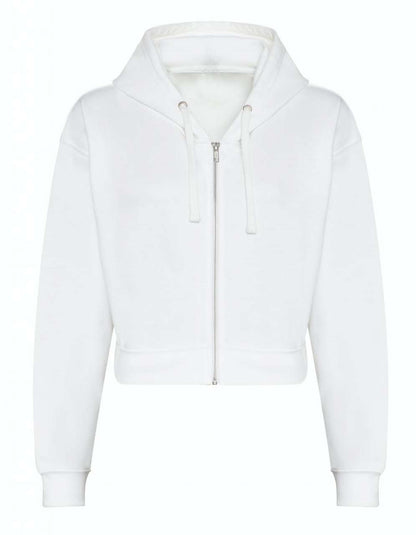 WOMEN'S FASHION CROPPED ZOODIE - Arctic White - Main