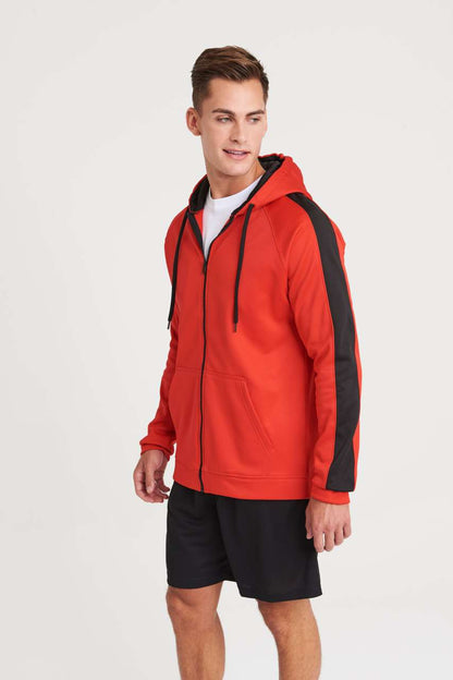 SPORTS POLYESTER ZOODIE - Fire Red/Jet Black - Additional