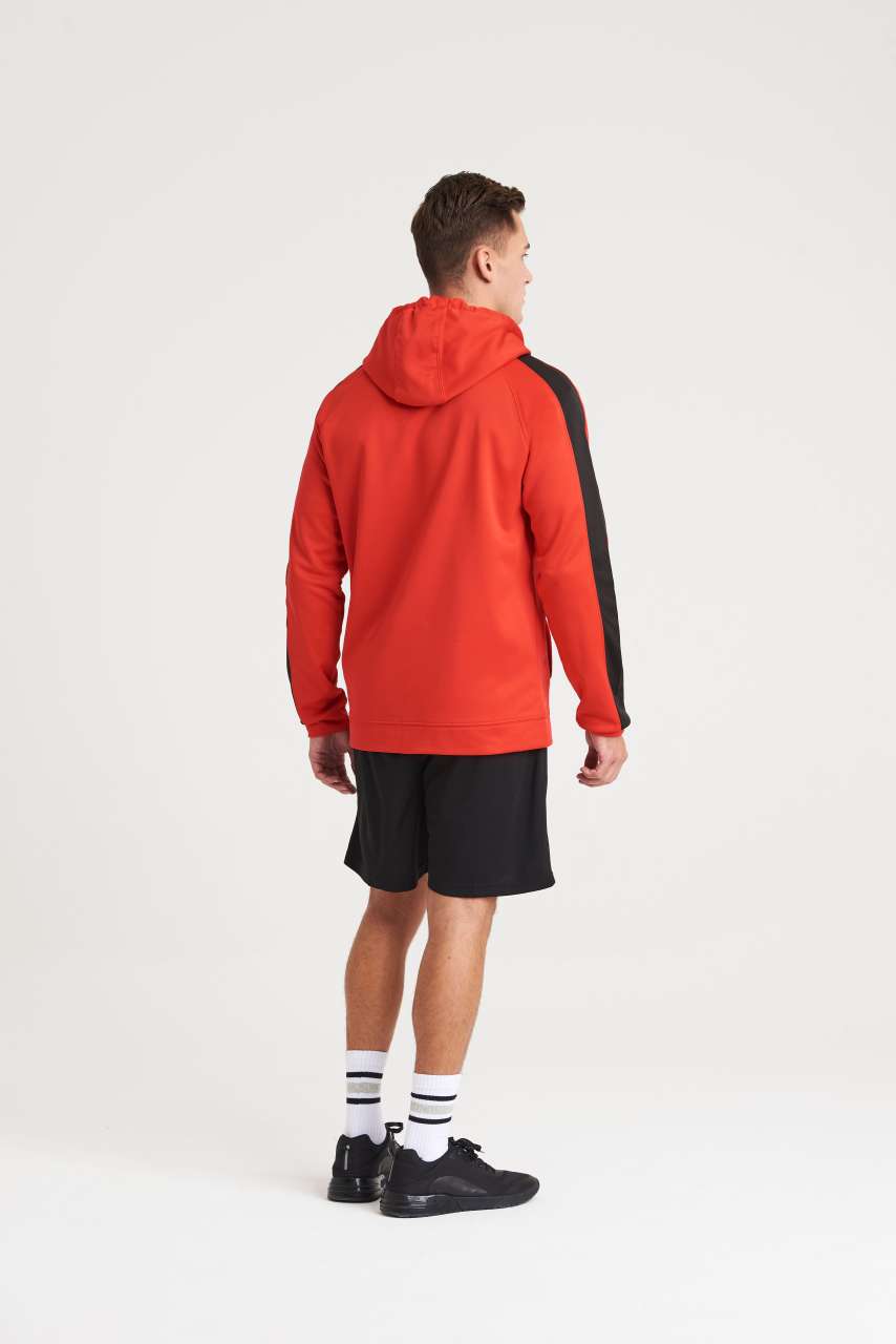 SPORTS POLYESTER ZOODIE - Fire Red/Jet Black - Additional