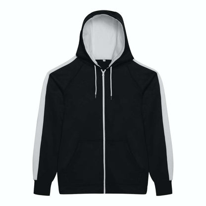 SPORTS POLYESTER ZOODIE - Jet Black/Arctic White - Main