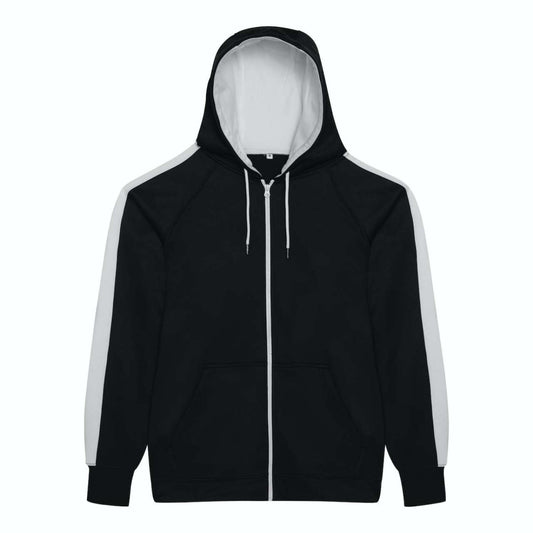 SPORTS POLYESTER ZOODIE - Jet Black/Arctic White - Main
