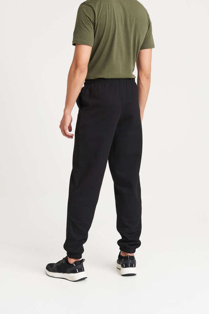 COLLEGE CUFFED JOGPANTS - Deep Black - Additional