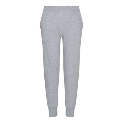 KIDS TAPERED TRACK PANTS - Heather Grey - Additional