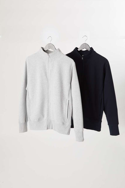 CAMPUS FULL ZIP SWEAT - Deep Black - Additional
