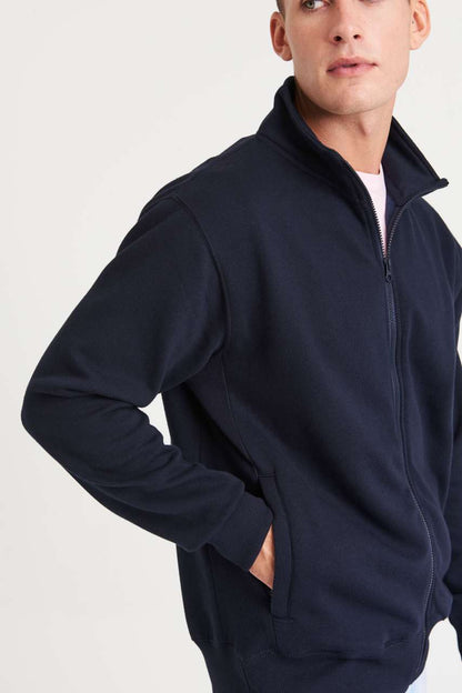 CAMPUS FULL ZIP SWEAT - Heather Grey - Additional