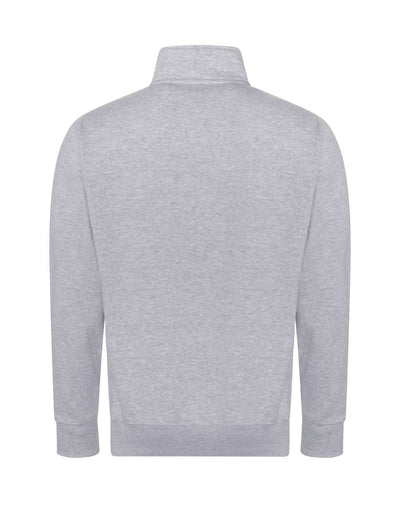 CAMPUS FULL ZIP SWEAT - Heather Grey - Main