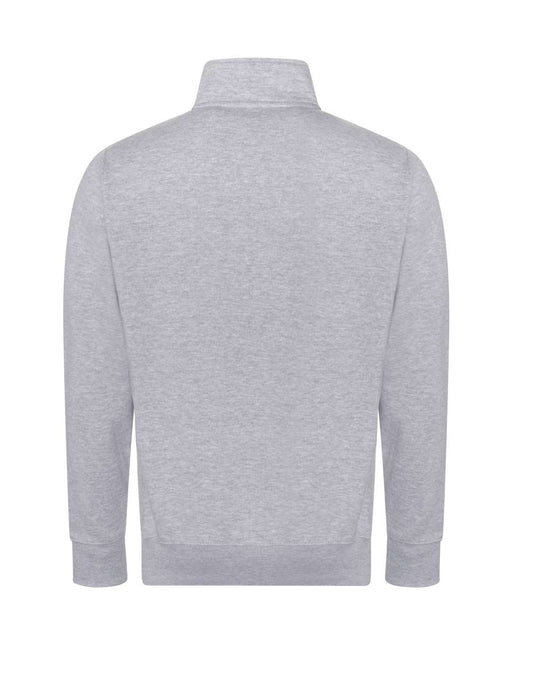 CAMPUS FULL ZIP SWEAT - Heather Grey - Main