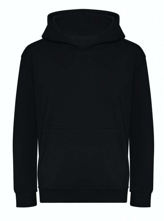 KIDS ORGANIC HOODIE - Deep Black - Main