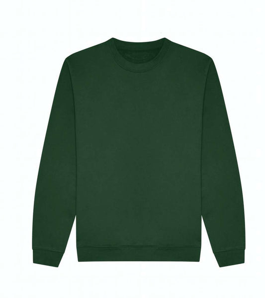 ORGANIC SWEAT - Bottle Green - Main