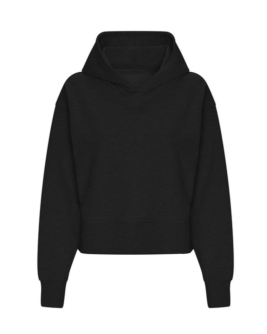 WOMEN'S RELAXED HOODIE - Deep Black - Main