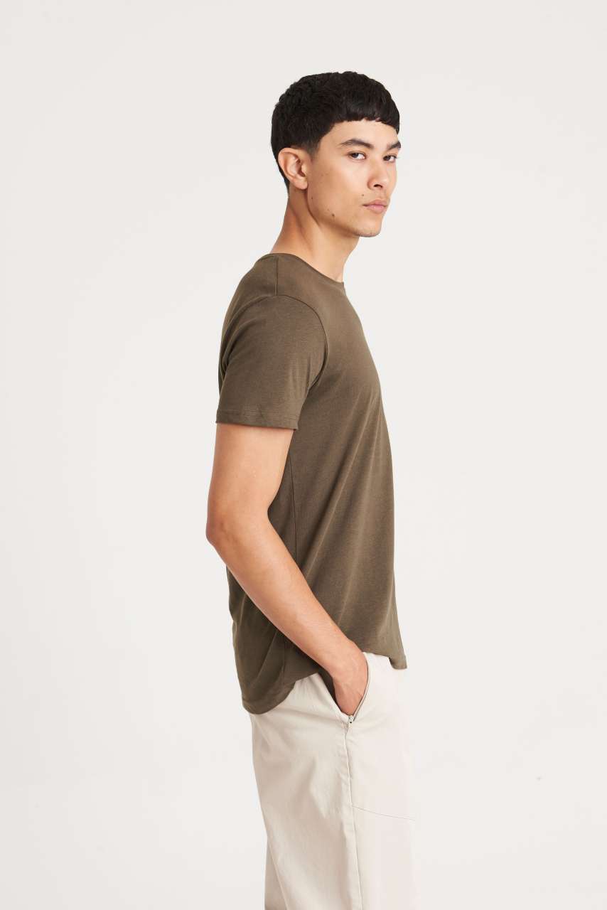 CASCADES ORGANIC TEE - Charcoal - Additional