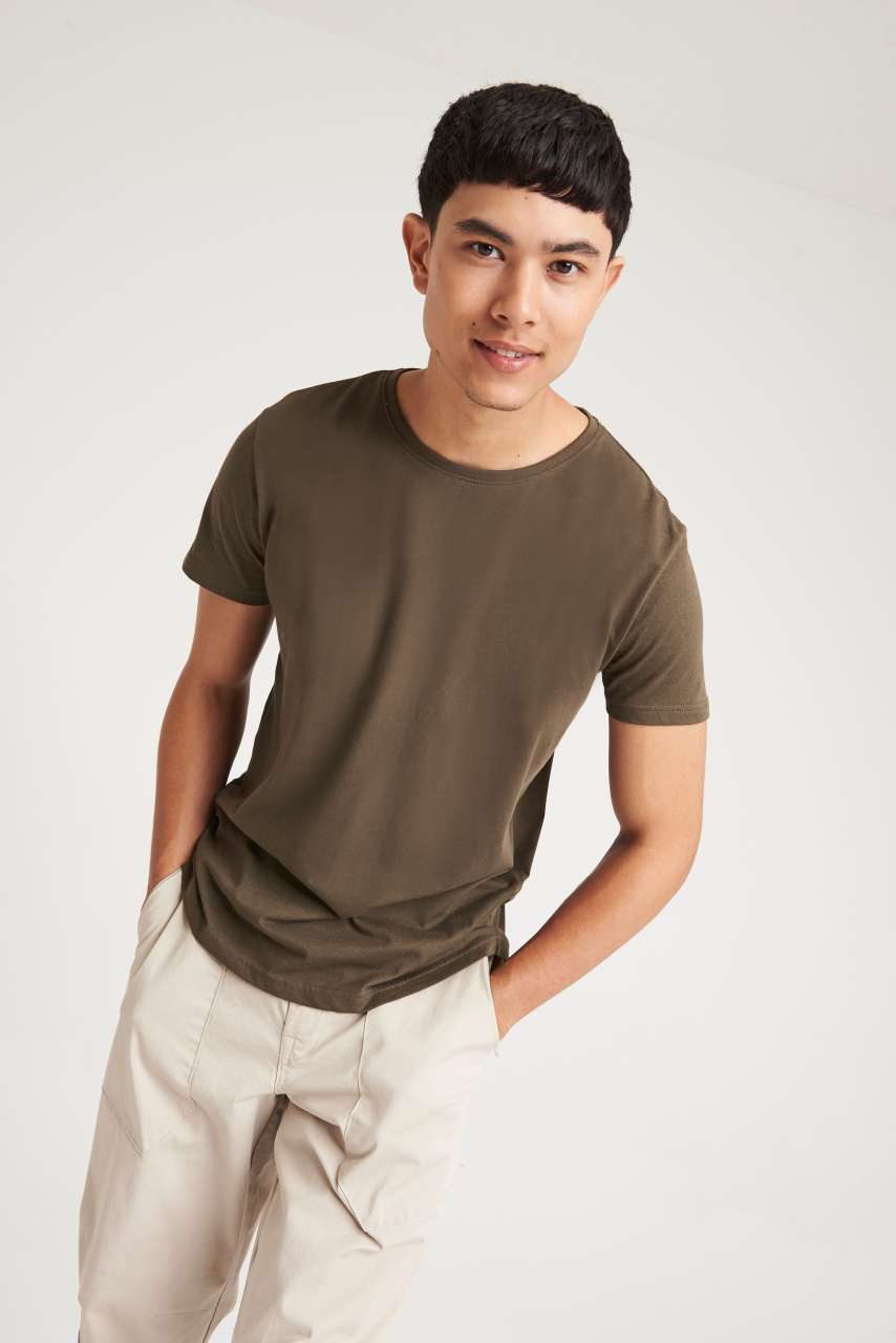 CASCADES ORGANIC TEE - Charcoal - Additional