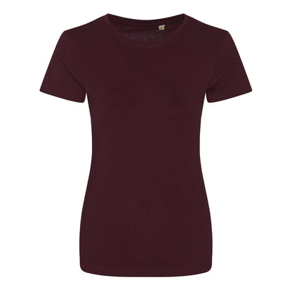 CASCADES ORGANIC WOMEN'S TEE - Burgundy - Main