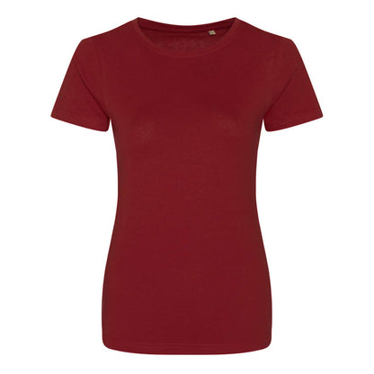 CASCADES ORGANIC WOMEN'S TEE - Fire Red - Main