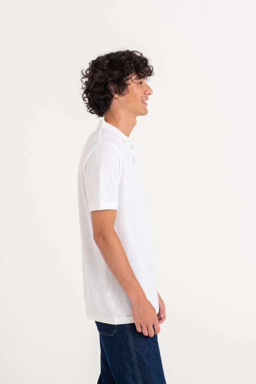 ETOSHA ORGANIC POLO SHIRT - Arctic White - Additional