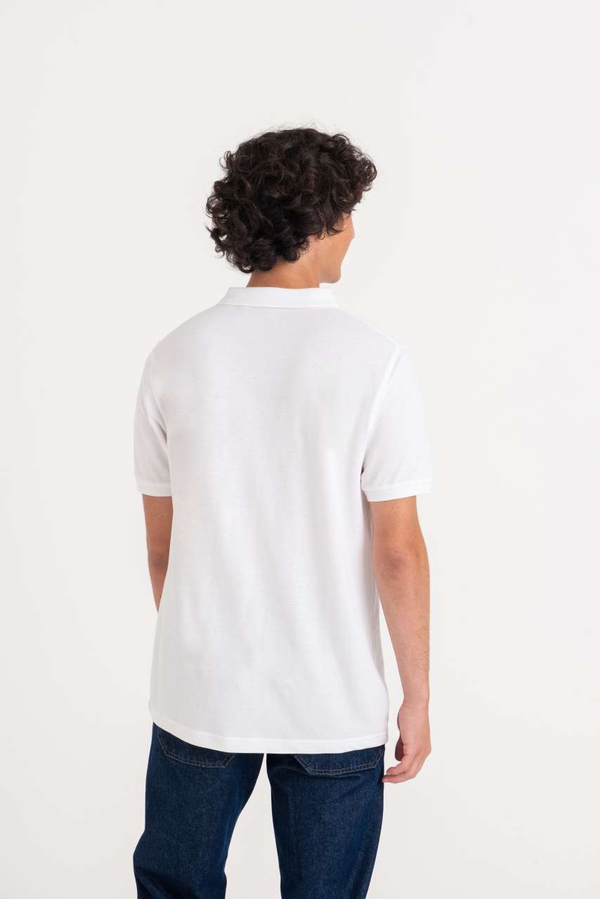 ETOSHA ORGANIC POLO SHIRT - Arctic White - Additional
