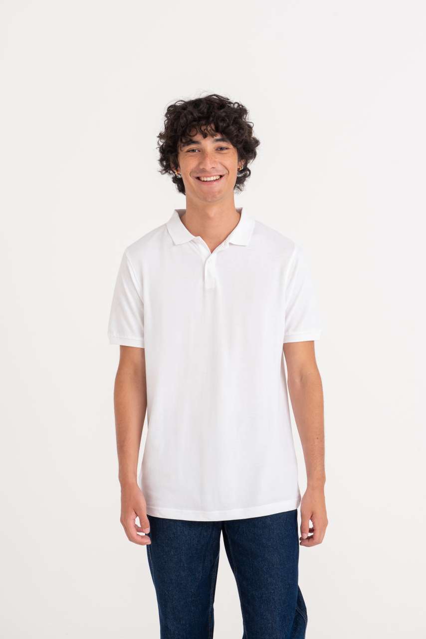 ETOSHA ORGANIC POLO SHIRT - Arctic White - Additional