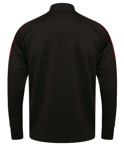 ADULT'S KNITTED TRACKSUIT TOP - Black/Red - Main
