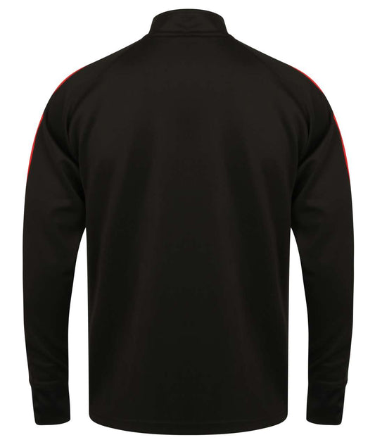 ADULT'S KNITTED TRACKSUIT TOP - Black/Red - Main