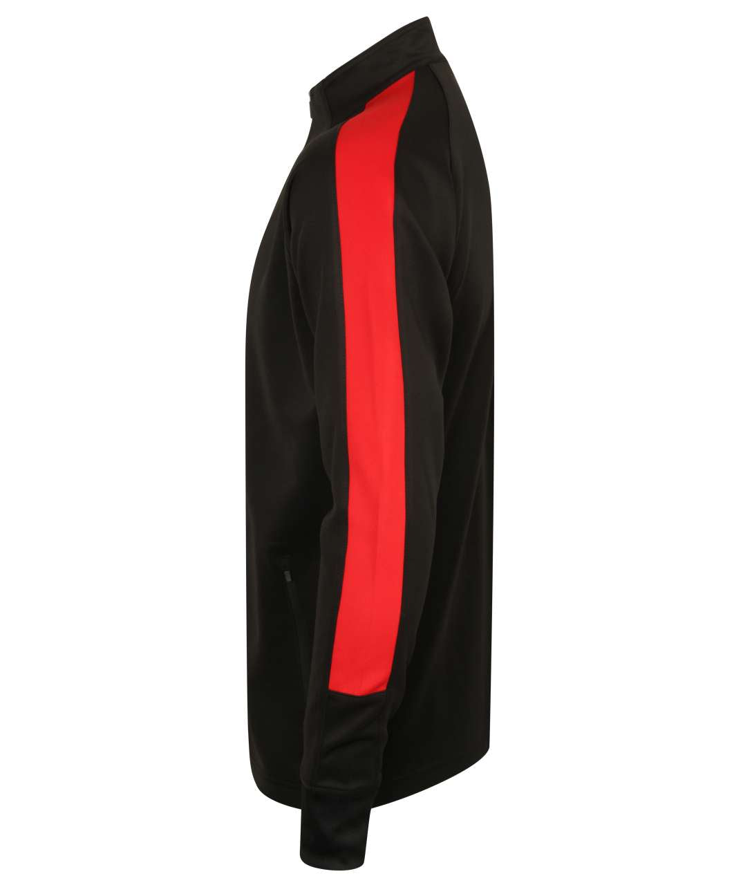 ADULT'S KNITTED TRACKSUIT TOP - Black/Red - Additional