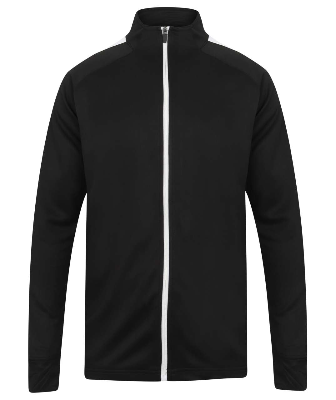 ADULT'S KNITTED TRACKSUIT TOP - Black/White - Additional