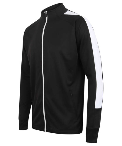 ADULT'S KNITTED TRACKSUIT TOP - Black/White - Additional